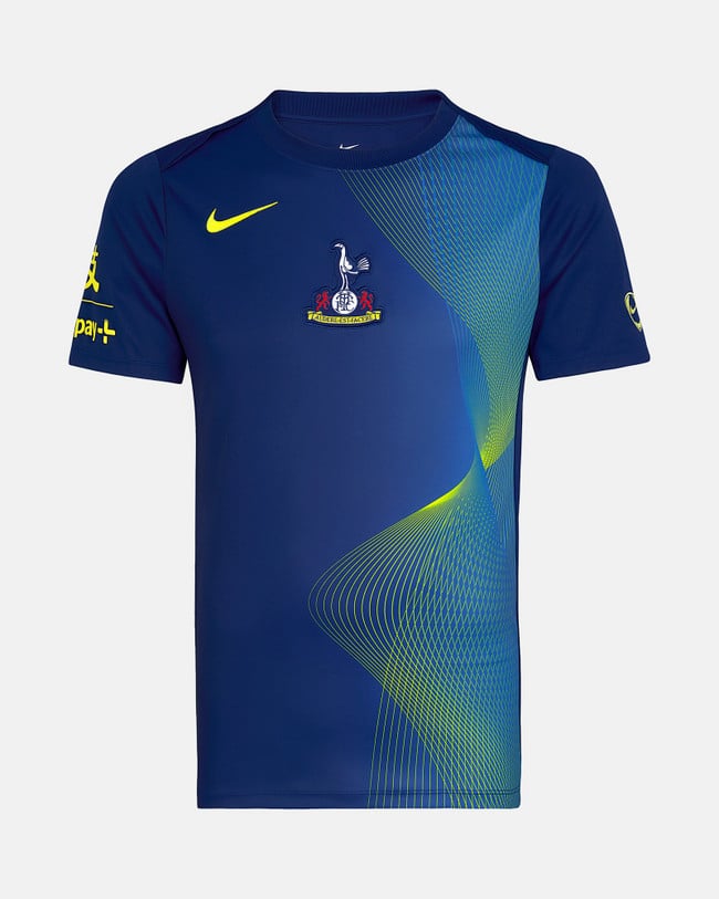 Kinder Tottenham Hotspur 2025/26 Drittes Aufwärmshirt