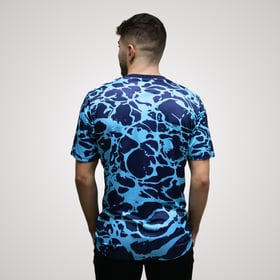 Kinder Málaga CF 2025/26 Drittes Aufwärmtrikot - Marineblau