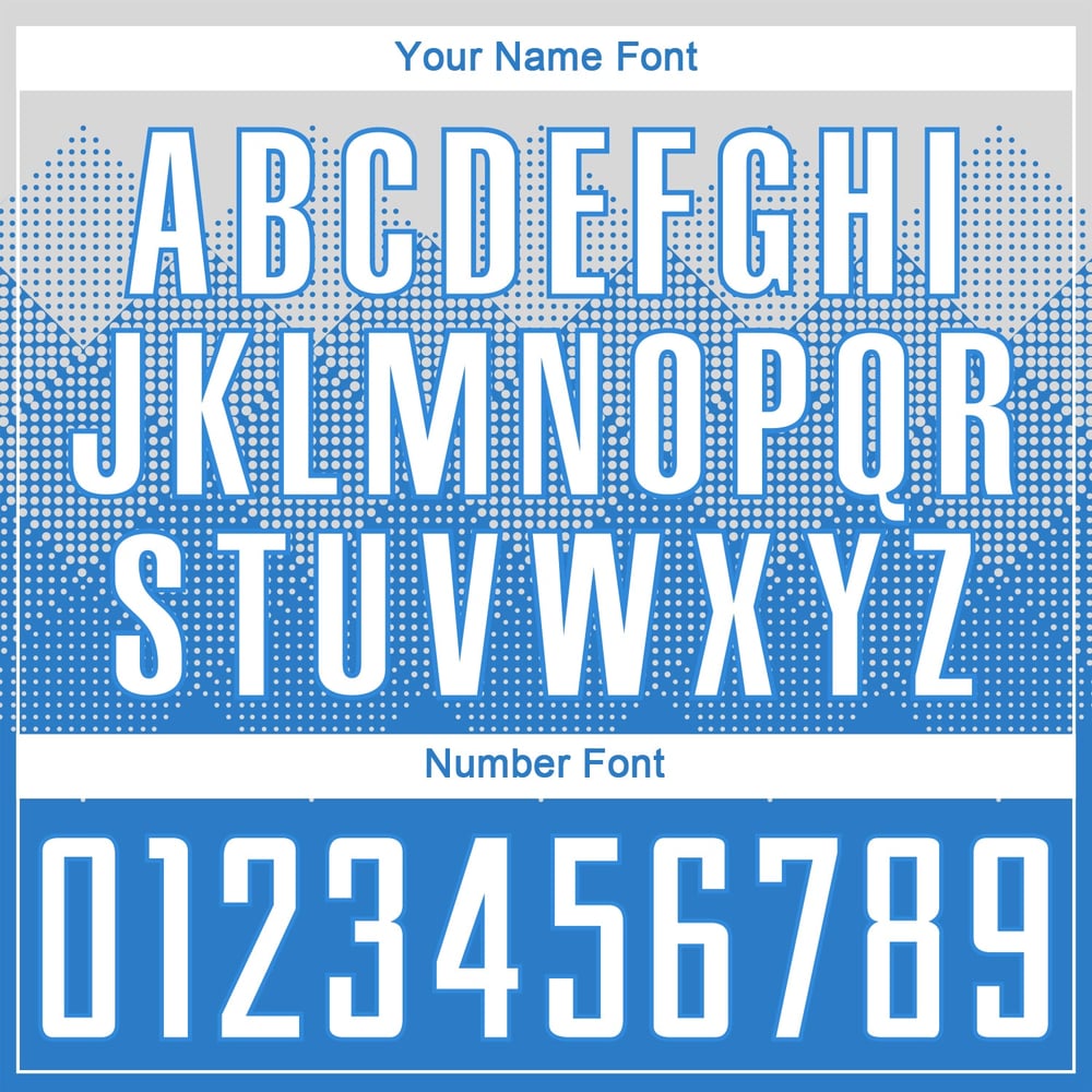 Uniform White Blue Powder Jersey Soccer Custom Sublimation