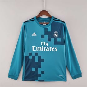 Real Madrid 2017/18 Drittes Trikot Langarm