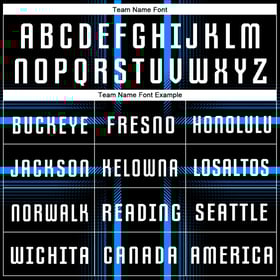 White-Light Black Uniform Jersey Blue Sublimation Custom Soccer