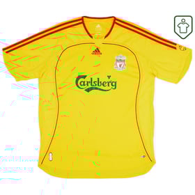 Herren Liverpool 2006/07 Auswärts Retro Shirt Alonso #14