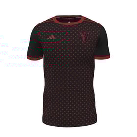 Herren Sevilla FC 2025/26 Drittes Aufwärmtrikot - Schwarz