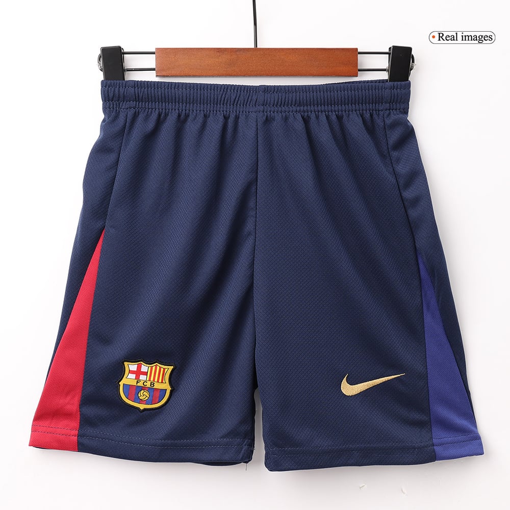 Kinder Barcelona Heimtrikot+Kurze Hosen 2024/25