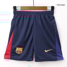 Kinder Barcelona Heimtrikot+Kurze Hosen 2024/25