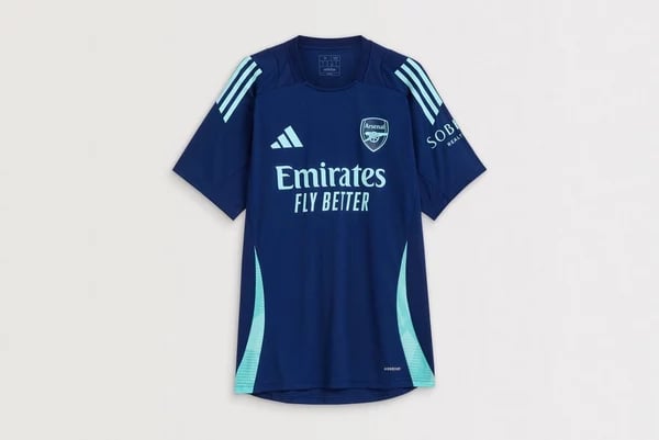 Herren Arsenal 2024/25 Dritttrikot Training Navy Authentic
