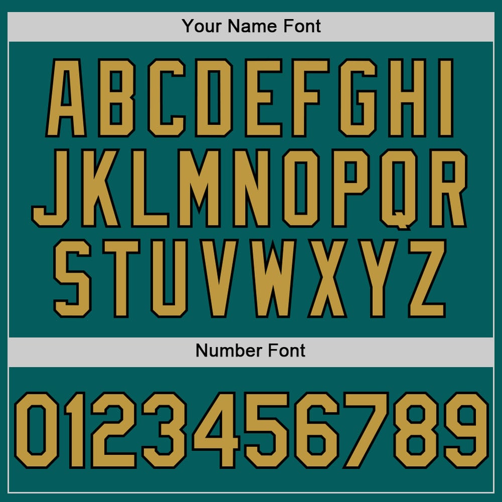 Baseball Gold-Black Teal Jersey Custom Old Sleeveless Authentic