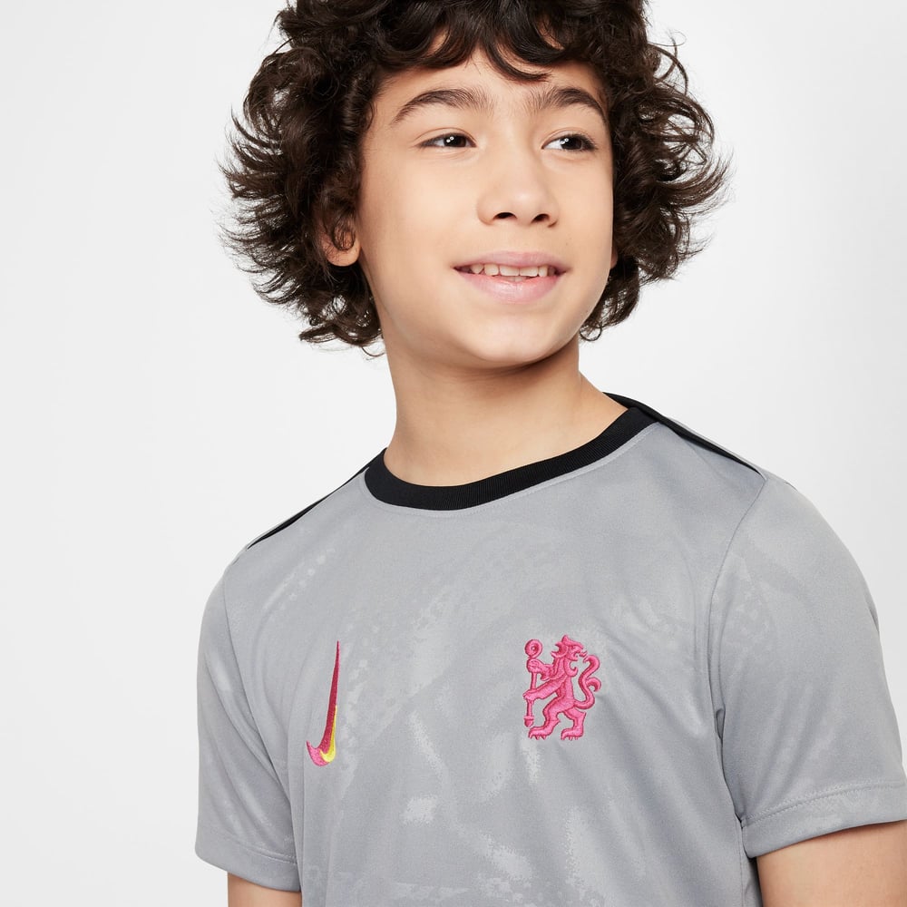 Kinder Chelsea 2024/25 Dritttrikot Pre-Match - Grau