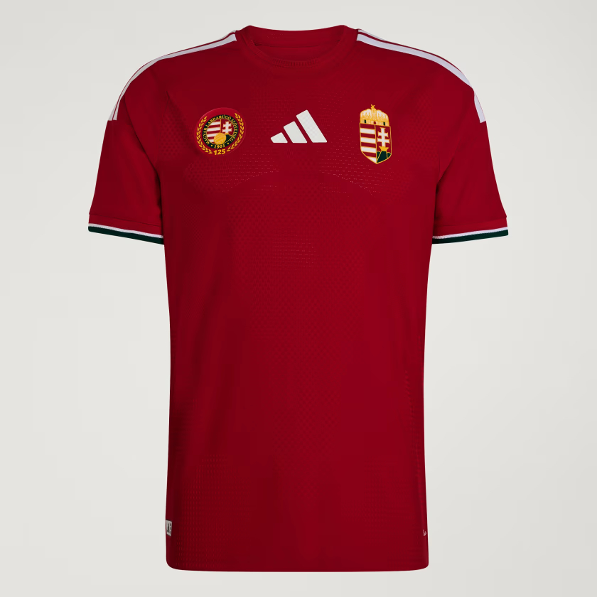 Camiseta local auténtica de la Copa del Mundo 2026 de Hungría para hombre
