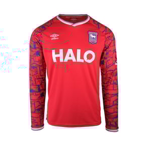 Herren Ipswich Town 2025/26 Auswärt Langarmtrikot