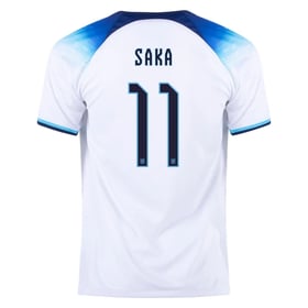 Bukayo Saka #11 England Heimtrikot Weltmeisterschaft 2022