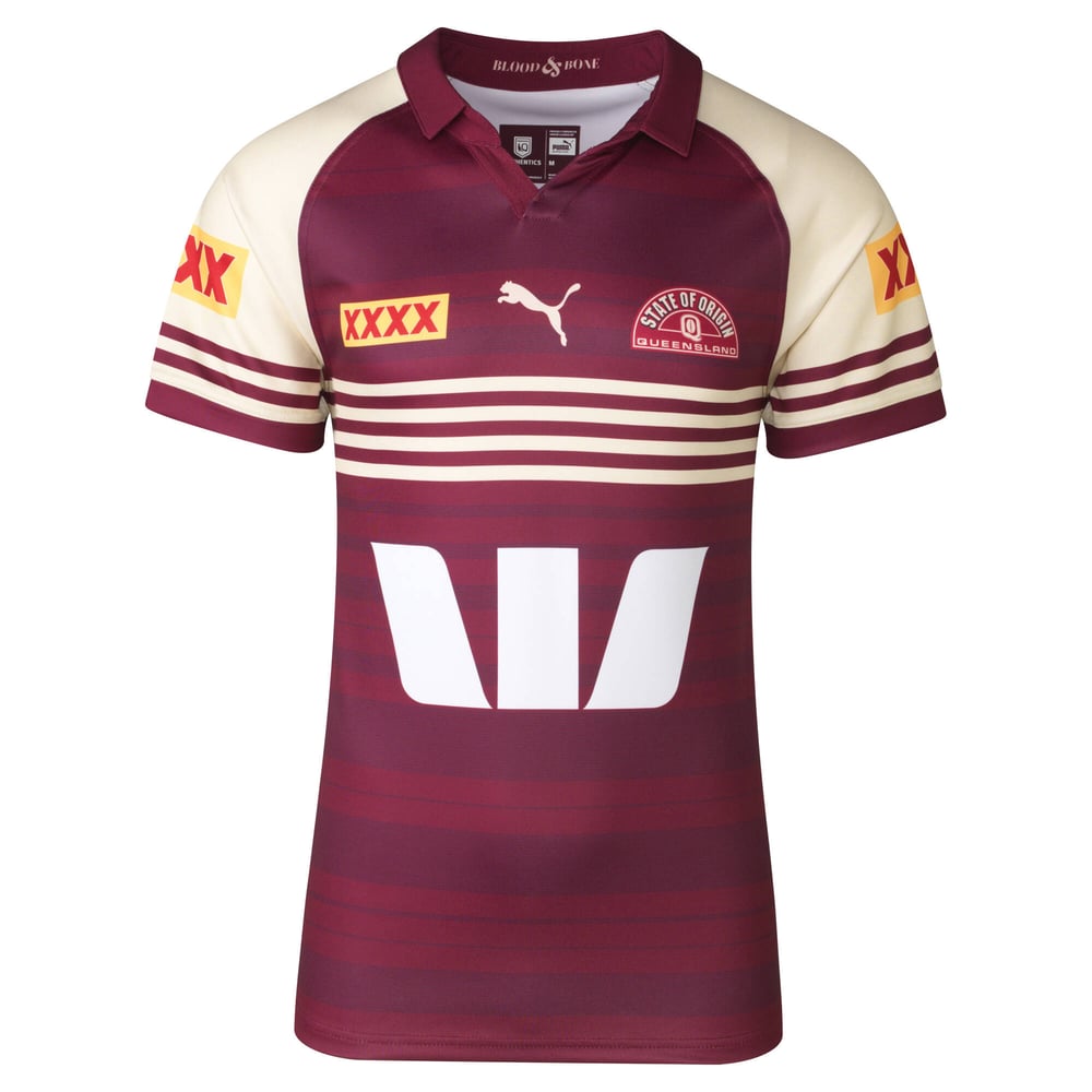 Men's QLD Maroons 2024 Third Captain's Run Shirt
