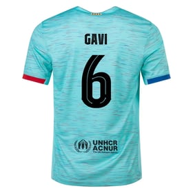 Barcelona #6 Gavi Drittes Trikot 23/24