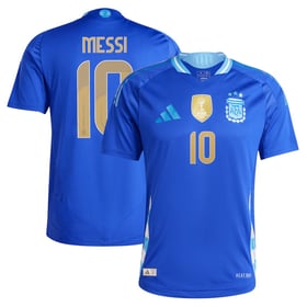 Lionel Messi #10 Argentinien Spielerversion Auswärtstrikot Copa America 2024