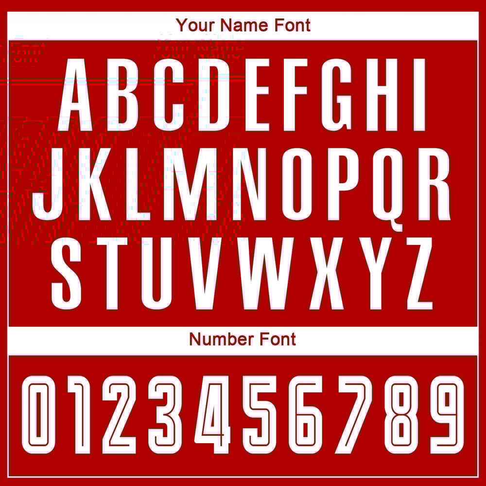 Jersey Soccer Uniform Custom Red Fade Fashion Sublimation White-Black