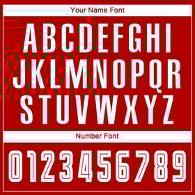 Jersey Soccer Uniform Custom Red Fade Fashion Sublimation White-Black