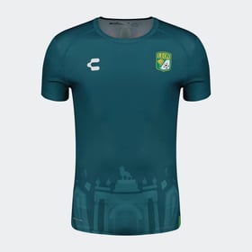Camiseta Hombre Tercera Prematch Verde Club León 2024/25