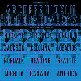 Jersey Sublimation Soccer Custom Uniform Black Blue