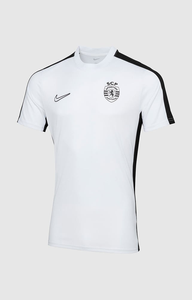 Herren Sporting CP 2023/24 Drittes Authentisches Trainings-Trikot - Weiß