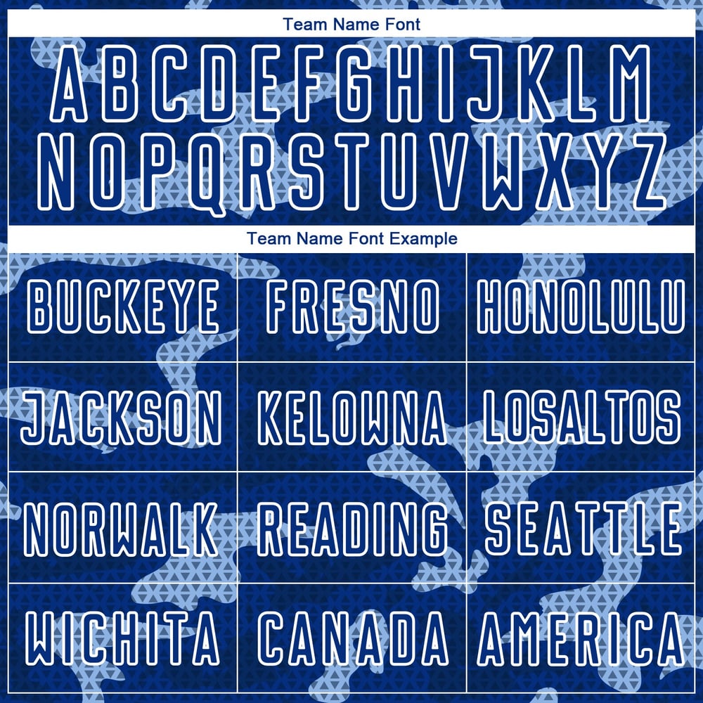 White Shapes Sublimation Custom Jersey Royal Geometric Uniform Soccer