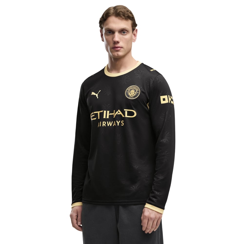 Kinder Manchester City 2026/27 Auswärts-Langarmtrikot