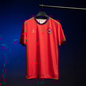 Kid's UD Oliveirense 2024/25 Third Authentic Training Shirt - Red