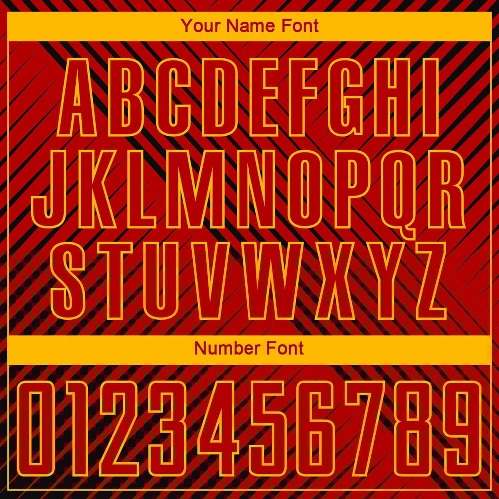 Jersey Black-Yellow Uniform Soccer Sublimation Custom Red