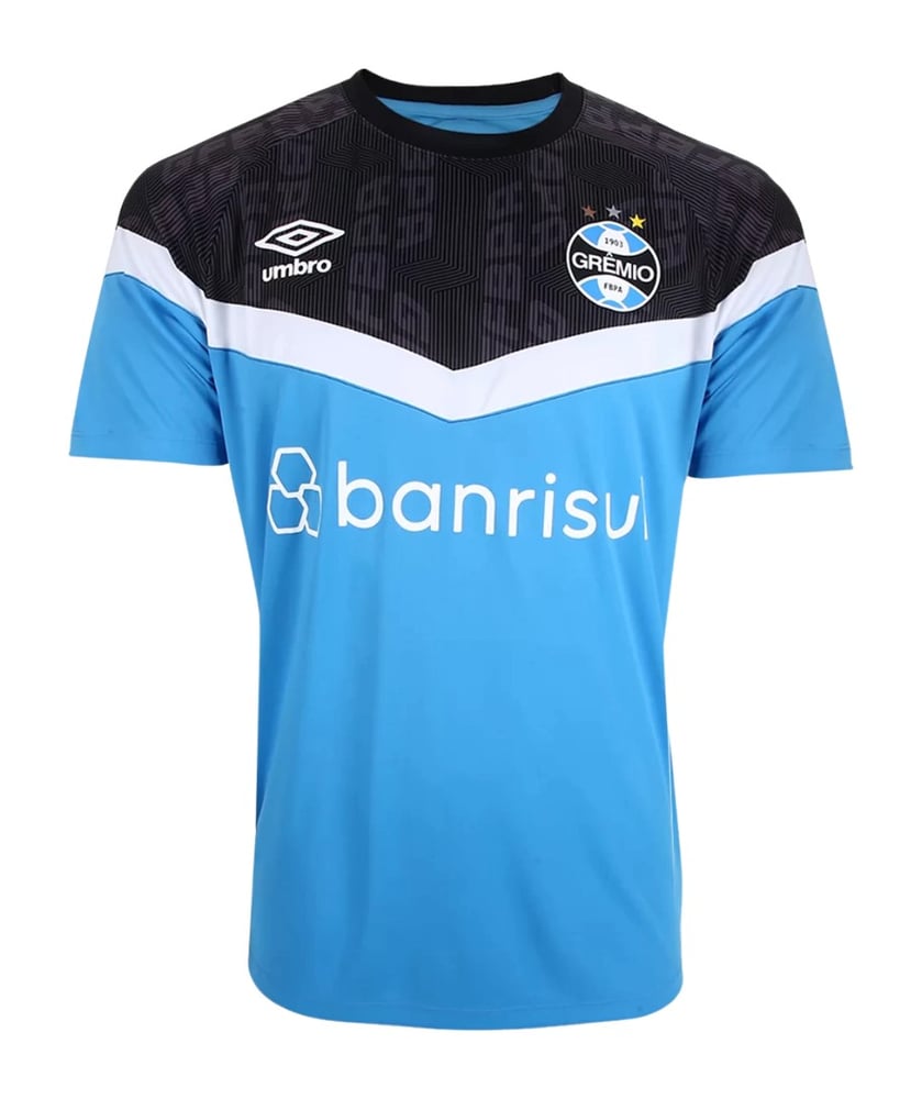 Herren Grêmio 2023/24 Dritt Authentisches Trainingsshirt - Blau