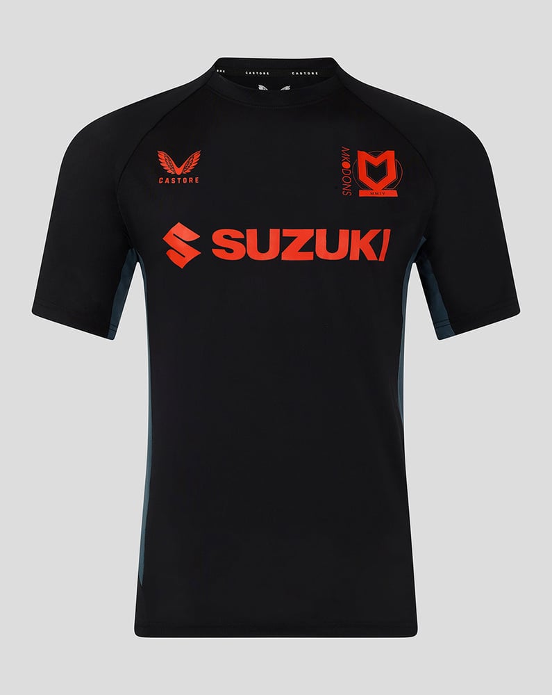Damen MK Dons 2024/25 Drittes Authentisches Training Shirt - Schwarz