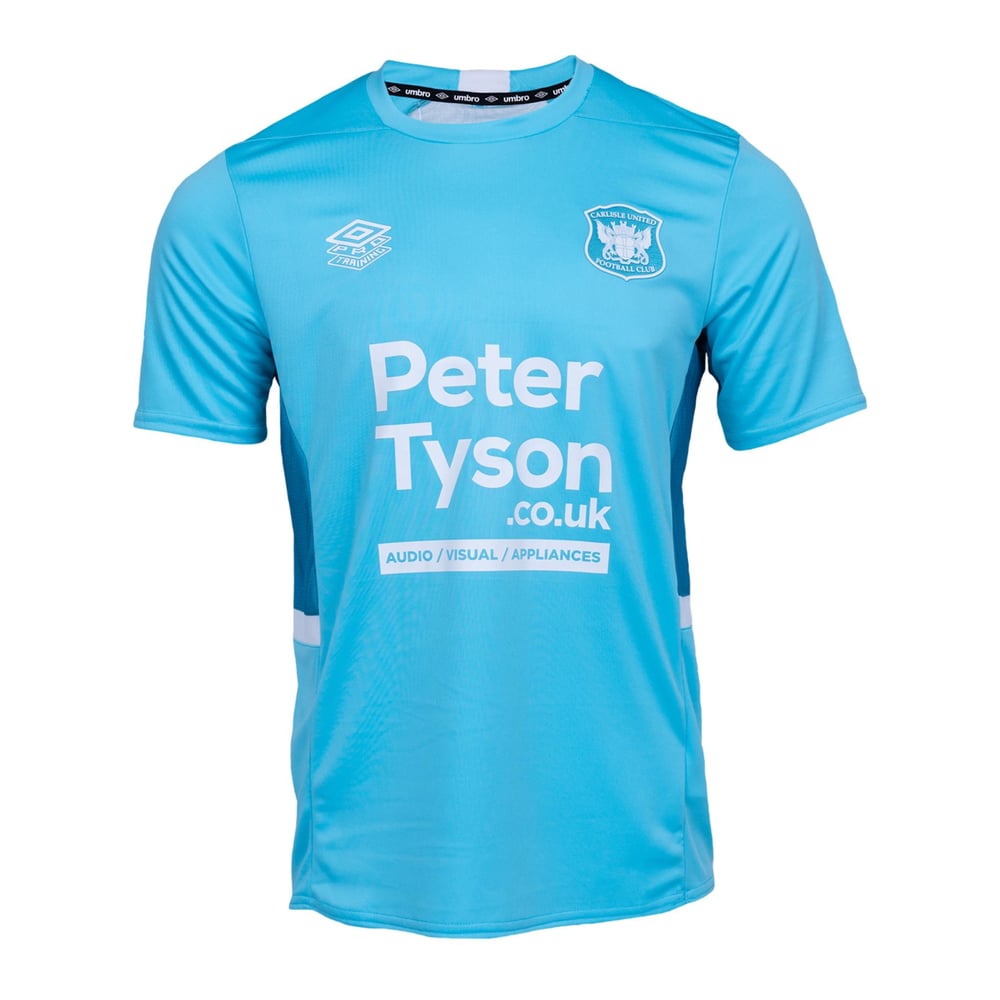 Herren Carlisle United 2024/25 Drittes Warm Up Shirt - Eisblau