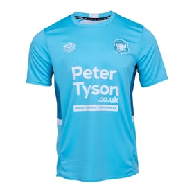 Herren Carlisle United 2024/25 Drittes Warm Up Shirt - Eisblau