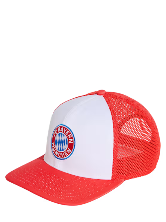 Bayern Munich Logo Trucker Cap - Red