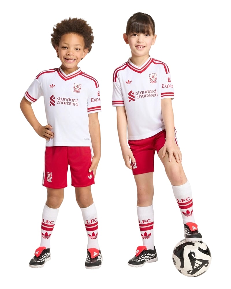 Kinder Liverpool 2026/27 Auswärtsset