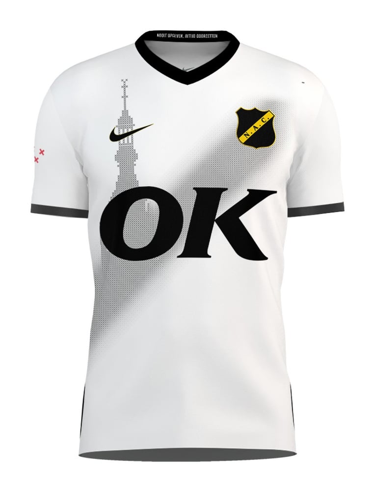 Kinder NAC Breda 2023/24 Auswärtstrikot
