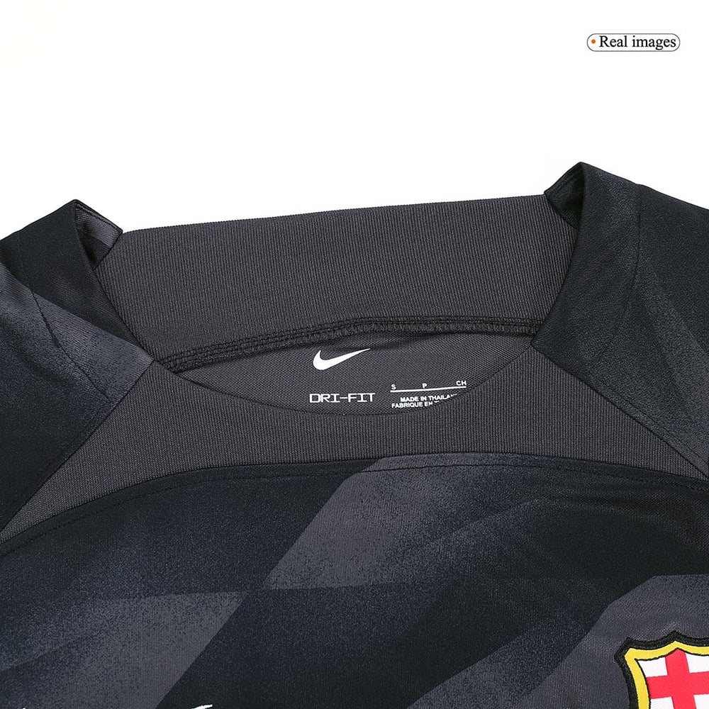 Barcelona Torwart Schwarzes Trikot 23/24