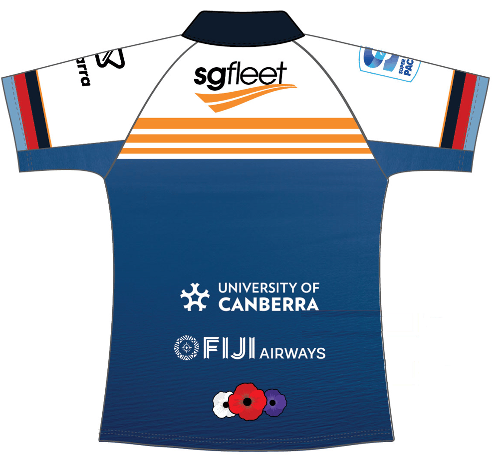 Men's ACT Brumbies 2025 Third ANZAC Shirt