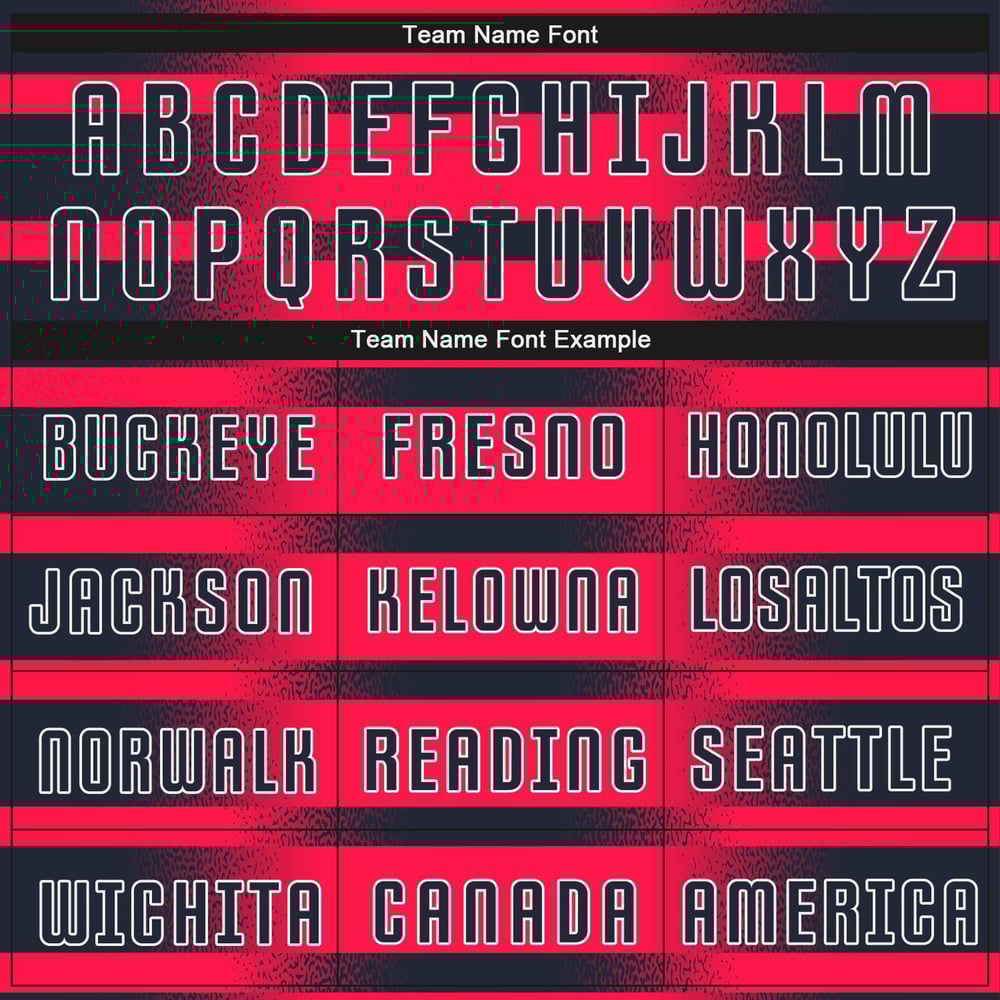 Jersey Custom Sublimation Red Soccer Uniform Navy-White