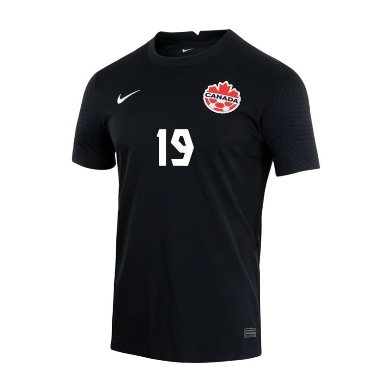 Alphonso Davies #19 Kanada Drittes Trikot Weltmeisterschaft 2022