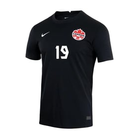 Alphonso Davies #19 Kanada Drittes Trikot Weltmeisterschaft 2022