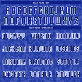 Sublimation Jersey Soccer Uniform Custom Royal-White Royal