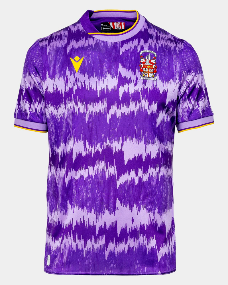 Damenwerbefreies Trikot Stoke City 2025/26 Auswärts