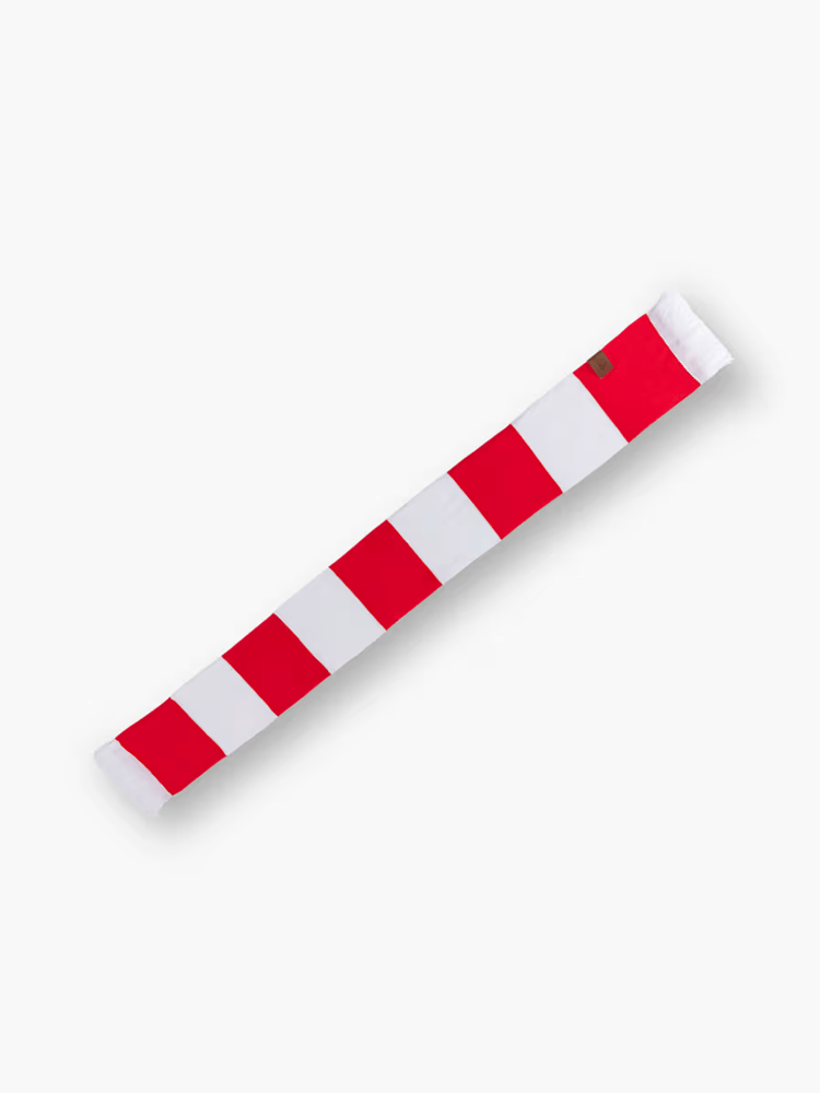 RB Leipzig Block Scarf - White/Red