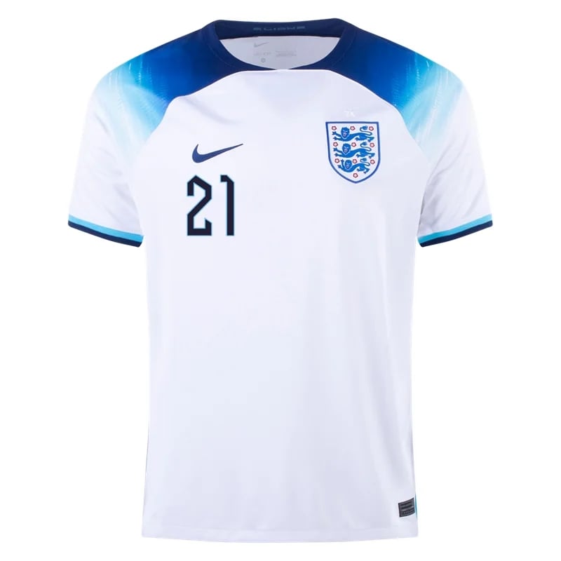 Phil Foden #21 England Heimtrikot Weltmeisterschaft 2022