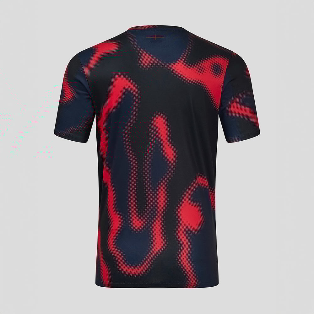 Men's England Rugby 2024/25 Third Warm Up Shirt - Heatmap