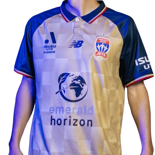 Kinder Newcastle Jets 2025/26 Heimtrikot