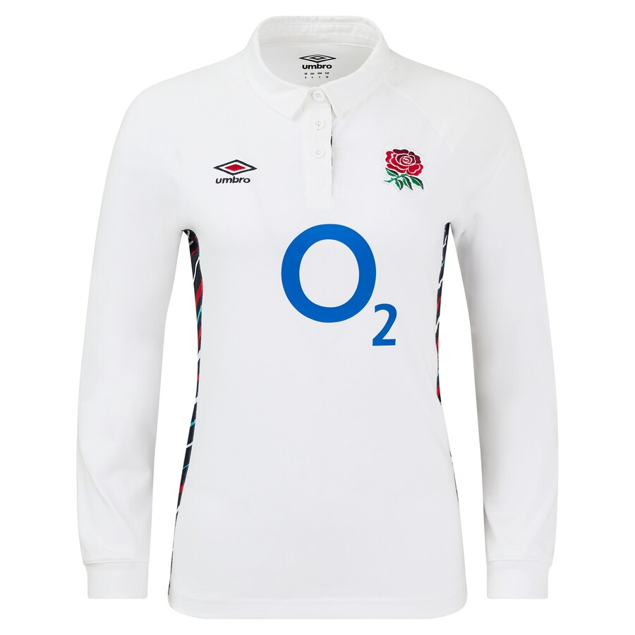 Women's England Rugby 2024/25 Home Classic Long Sleeve Shirt