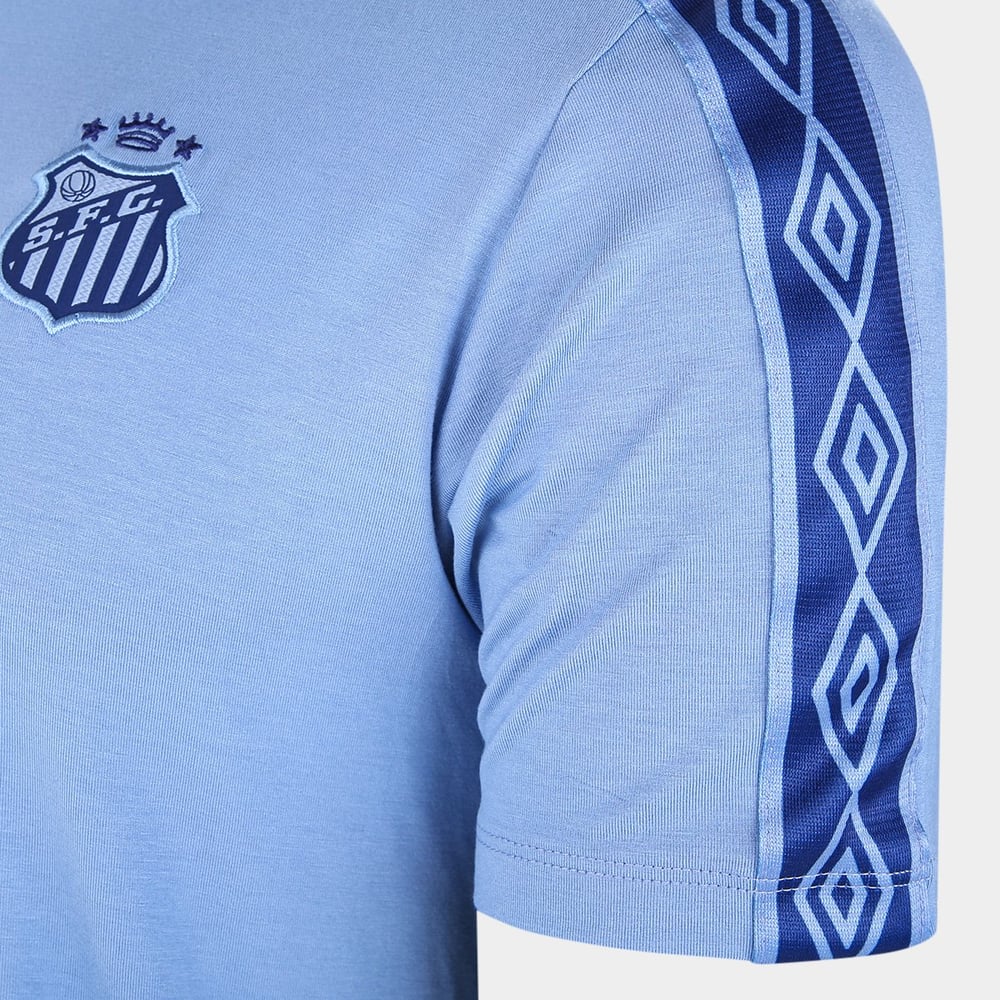 Herren Santos FC 2024 Dritt Authentisches Trainingsshirt - Blau