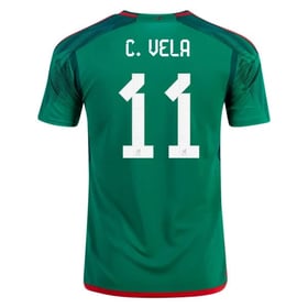 Carlos Vela #11 Mexiko Heimtrikot Weltmeisterschaft 2022