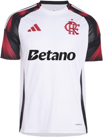Herren Flamengo 2025 Auswärtstrikot Mit Sponsor