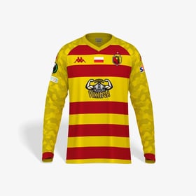 Men's Jagiellonia Białystok 2024/25 Third Authentic UEFA Long Sleeve Shirt